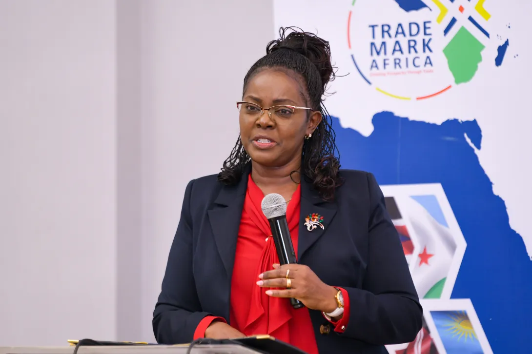 PS Anne Wang'ombe speaking at a past event